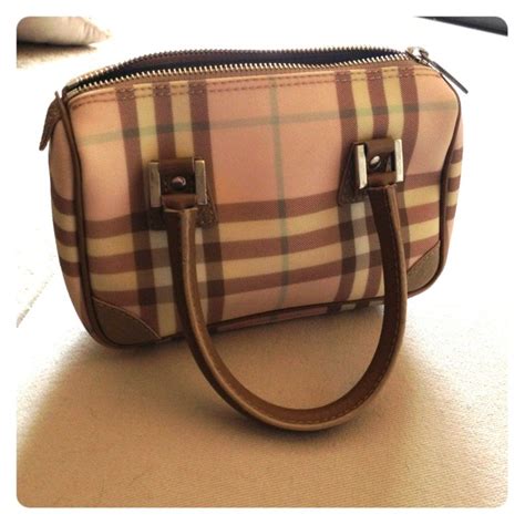 burberry london pink plaid purse|mini burberry leather handbags.